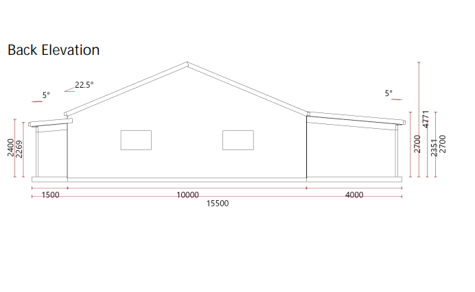 26mL x 10mW 1A Colorbond Gable Shed house Kit
