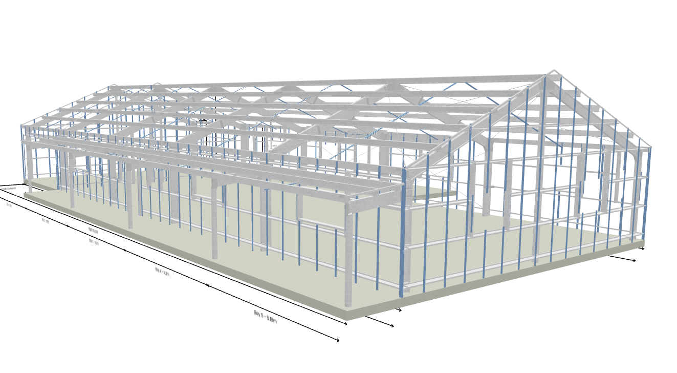 26mL x 10mW 1A Colorbond Gable Shed house Kit