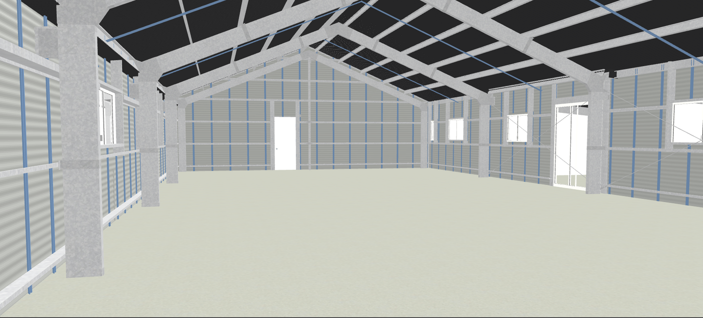 26mL x 10mW 1A Colorbond Gable Shed house Kit