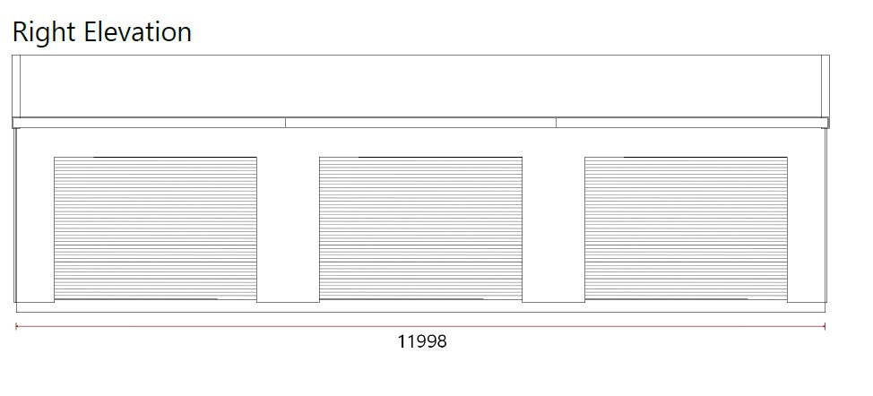 12mL x 8mW Colorbond Gable Shed Kit