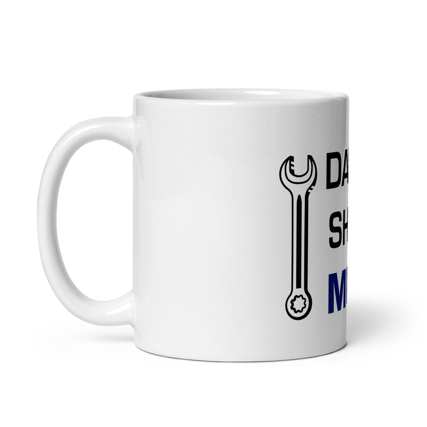 Dads Shed Mug - White glossy mug