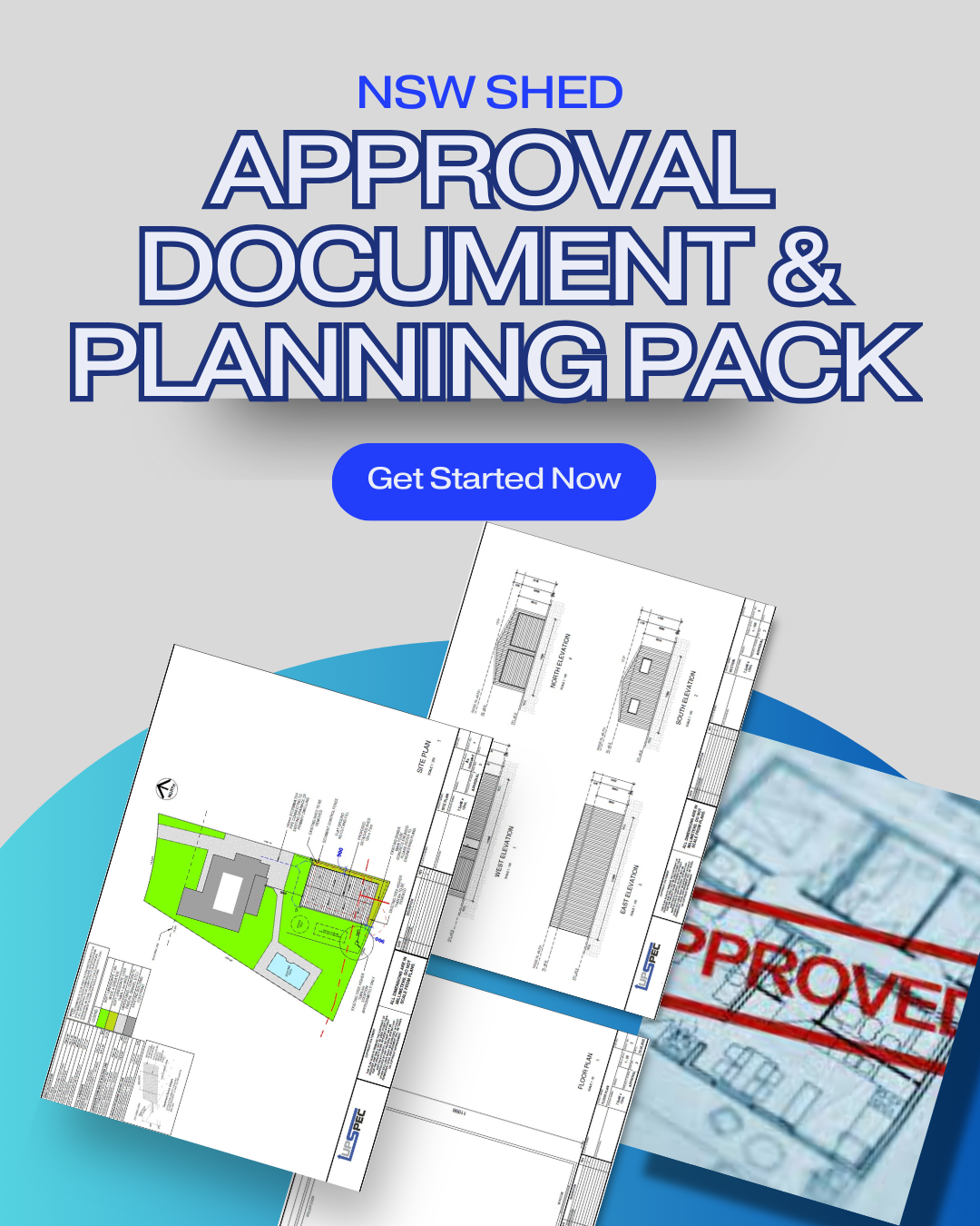 NSW Shed Approval Documents & Plans Pack