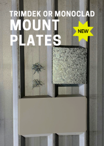 200mm x 200mm Trimdek Mount Plates - 6 Pack
